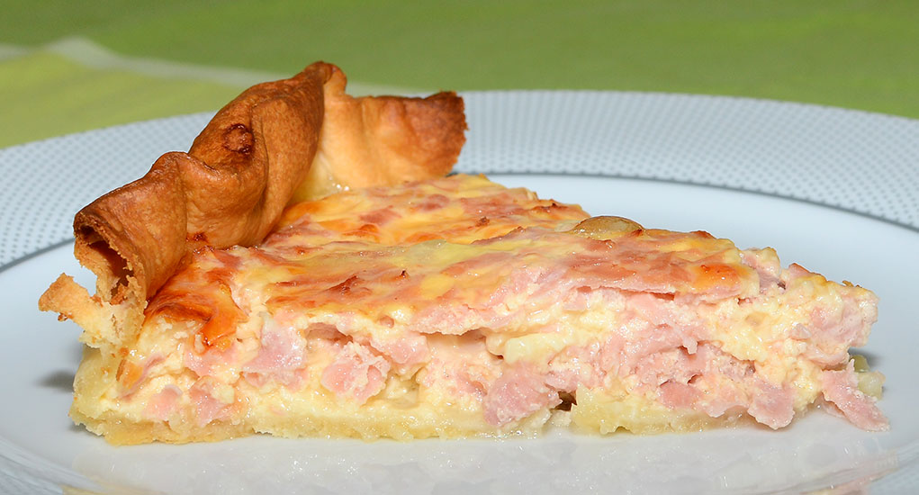 Quiche de Fiambre Receitas Fáceis